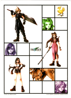 Final Fantasy VII - Shitajiki - Yutaka 1997